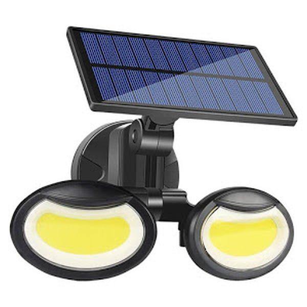 Lampa solara dubla 56 LED cu senzor de miscare - Tenq.ro